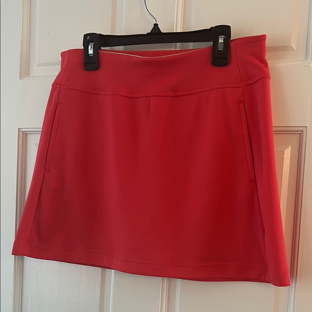 PGA Tour Red A-Line Mini Skirt Casual
